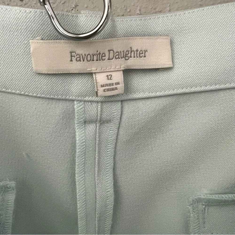 Favorite Daughter The Agnes Shorts In Pastel Blue Size 12 New - Picture 5 of 10